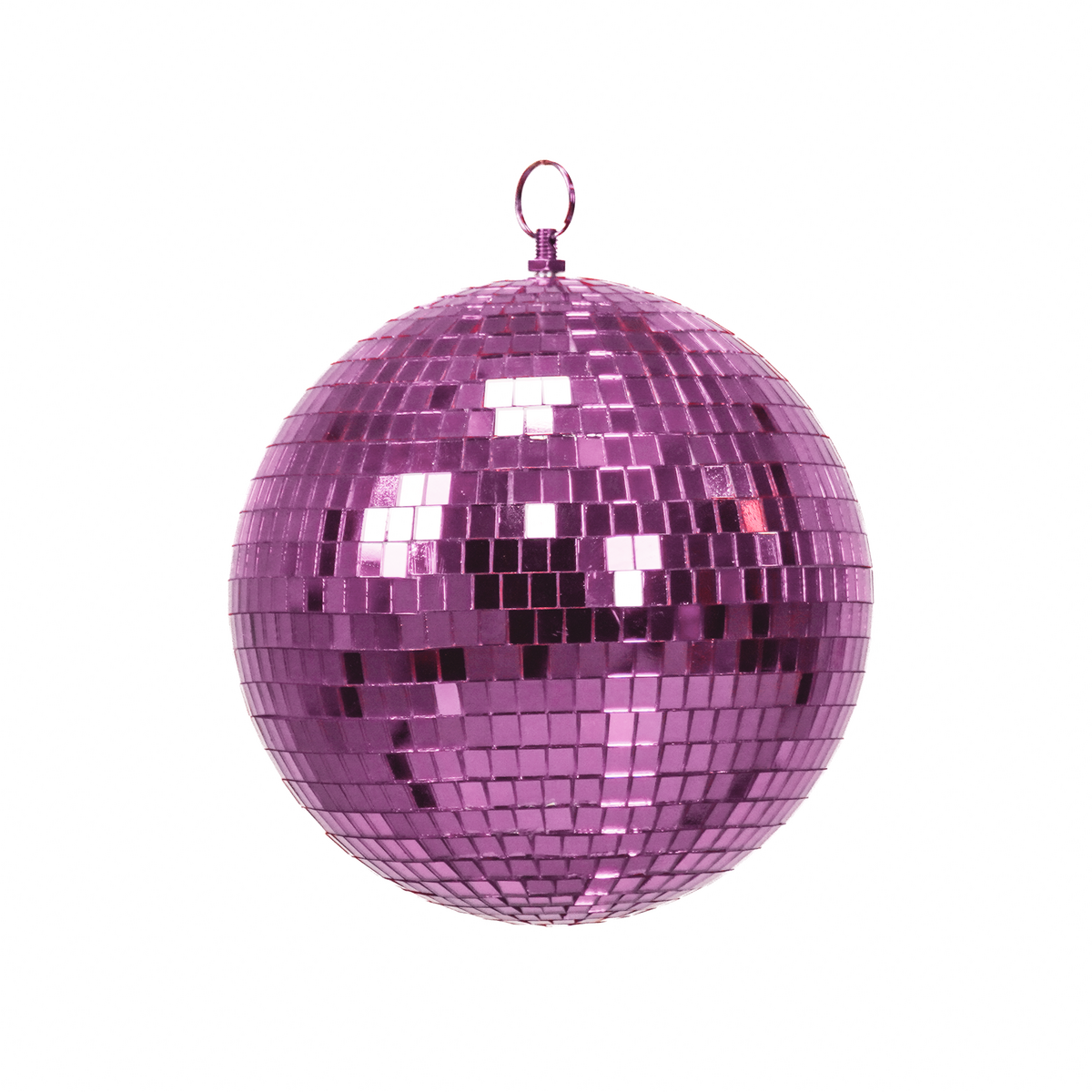 Kerstdecoratie - Kersthanger - Discobal - Foam - Roze - 20X20X20Cm