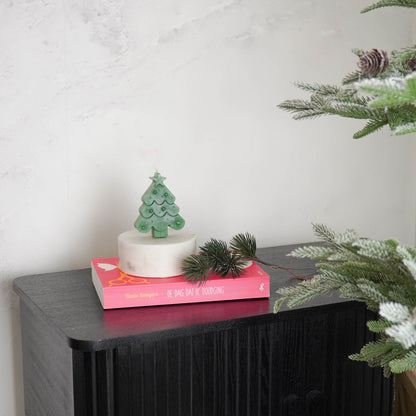 Kaars - Kerstboom - Groen - 70 Gram
