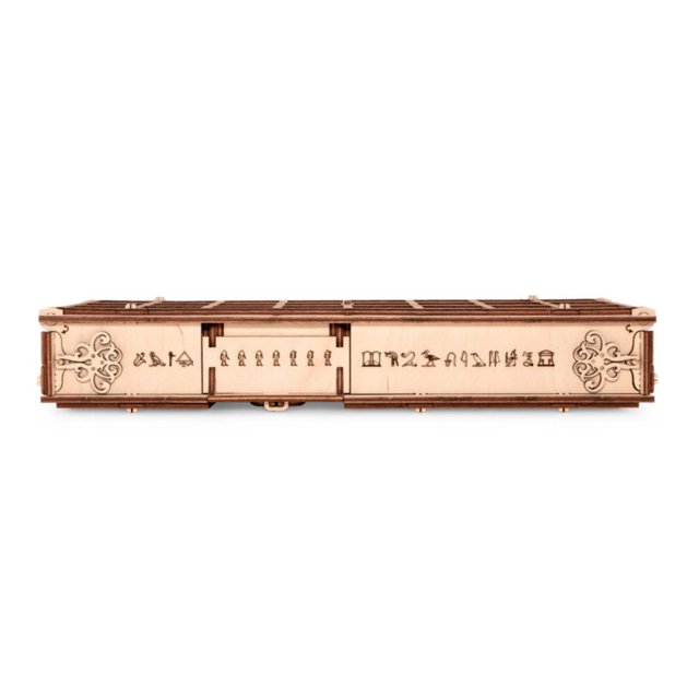Eco Wood Art (Ewa) 2 In 1 Bordspel, Senet En Ur, 1355, 34,5X14X6Cm