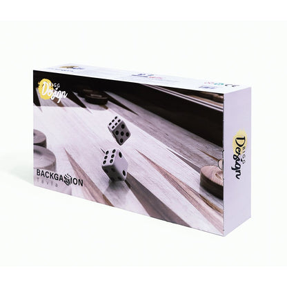 Biggdesign Nature Backgammon-Set, Magnetische Sluiting, Krasbestendig Oppervlak