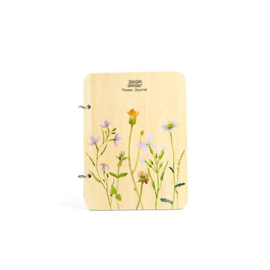 Bloemen Dagboekje Met Potlood