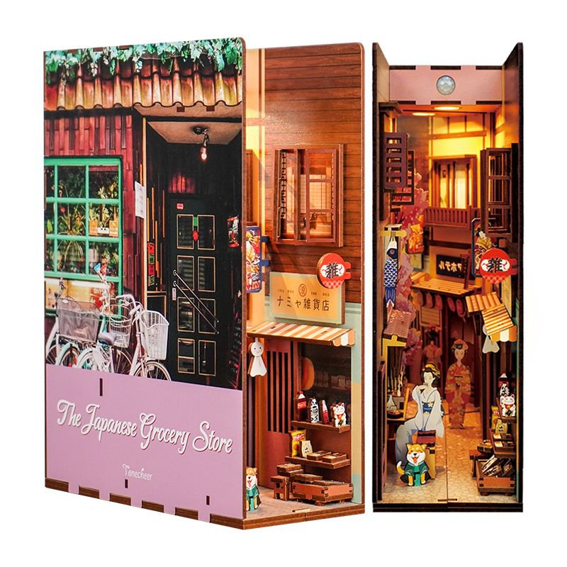 Tonecheer, Diy Book Nook, The Japanese Grocery Store, Tq109, 18,2X8X24,5Cm
