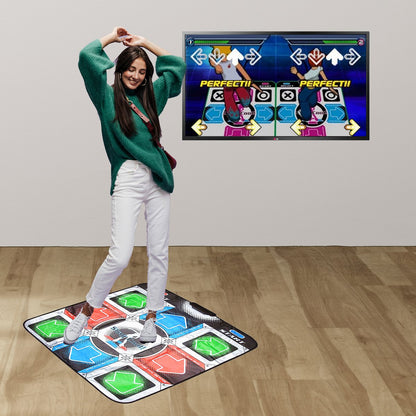 Mad Monkey - Dansmat Voor Kinderen - Retro Dansmat - Muziekmat Met Meer Dan 100 Liedjes, 9 Spelletjes En 3 Moeilijkheidsgraden