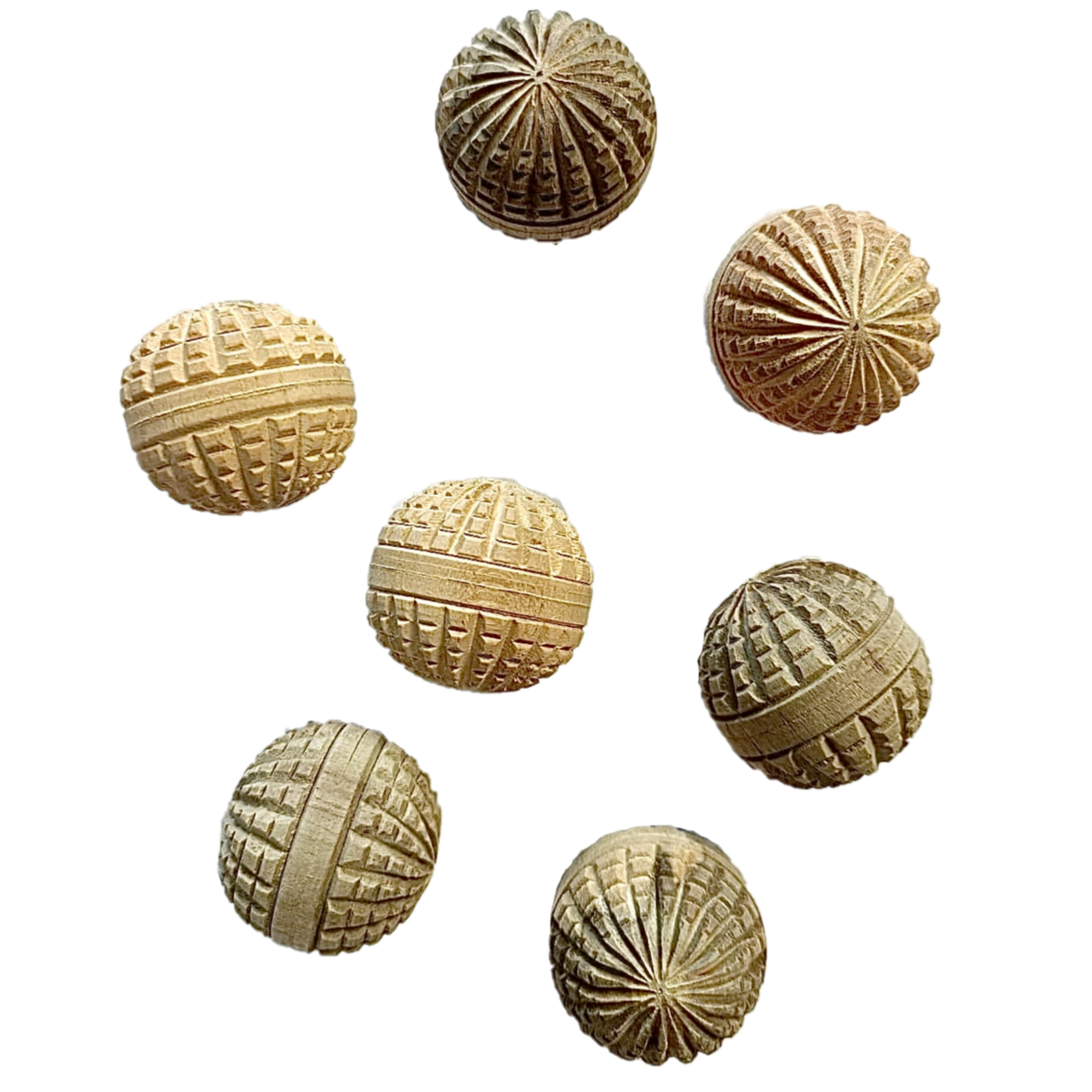 Mini Ww Acorn Balls/6Pc