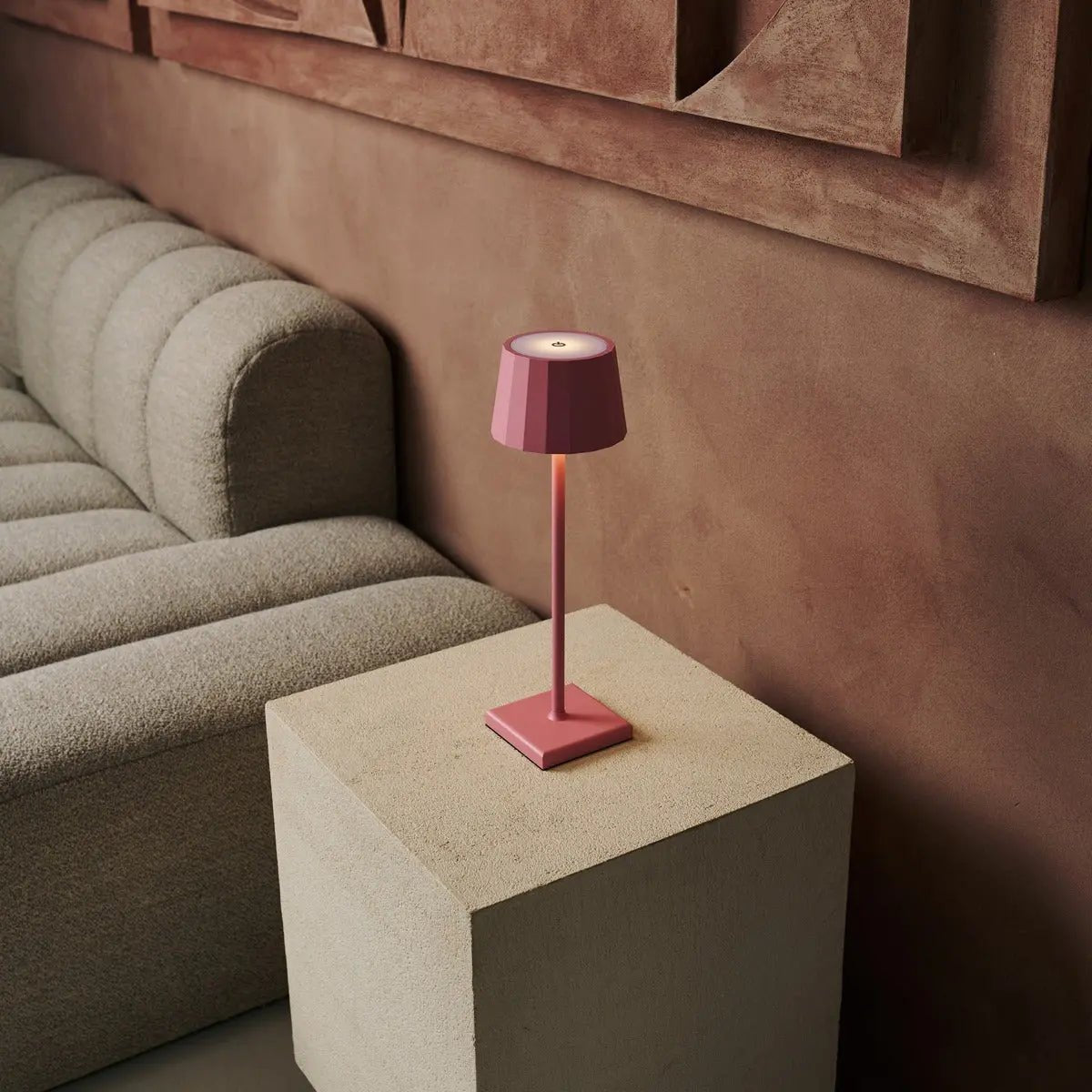 Wouter Flamingo Roze Oplaadbare Tafellamp