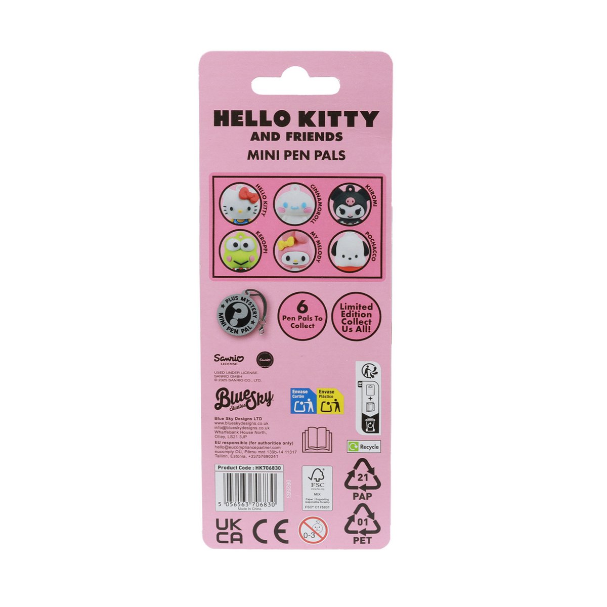 Sanrio Hello Kitty - Mini-Penvriendjes