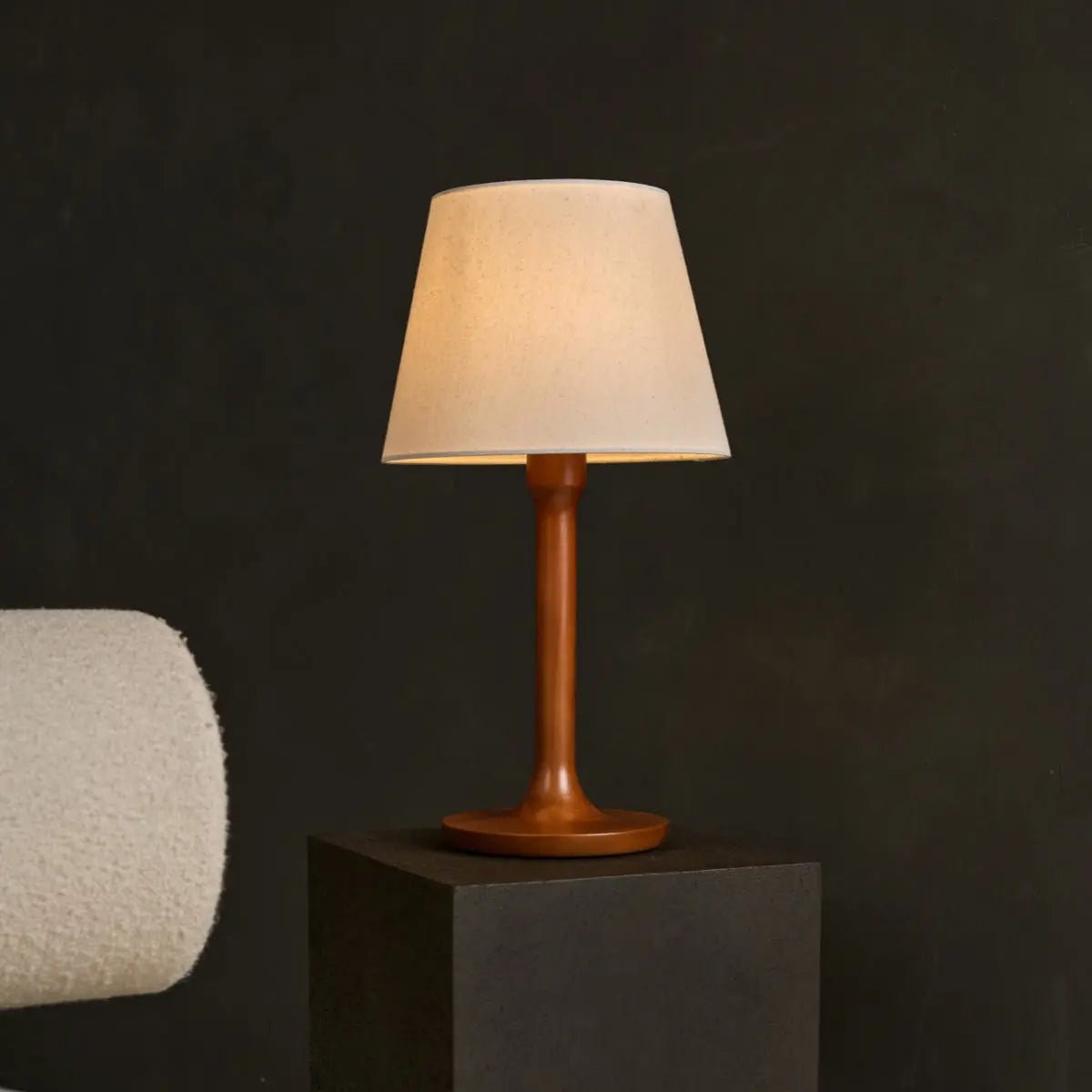 Nova Kastanjebruine Houten Lamp