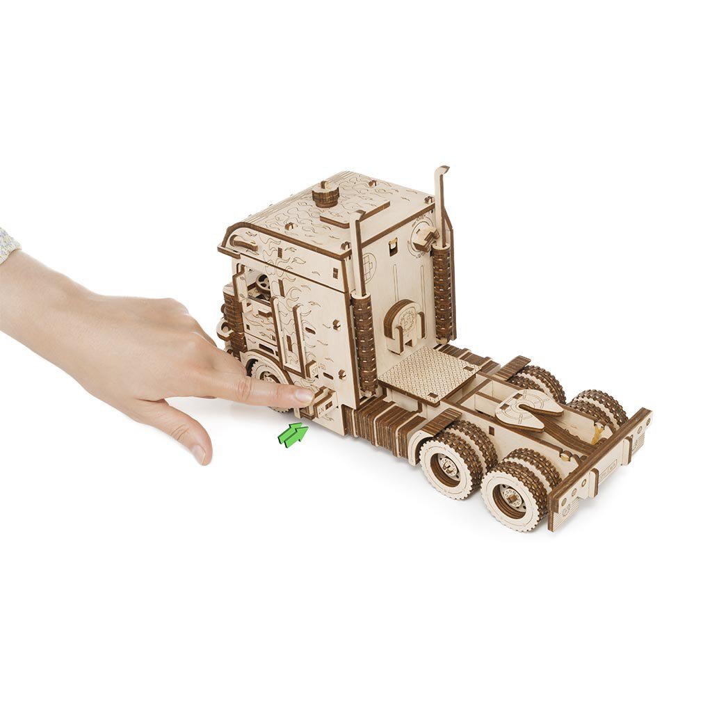 Eco Wood Art, (Ewa) 3D Houten Puzzel Truck Road King, 3236, 29,3×13,2×17,5Cm