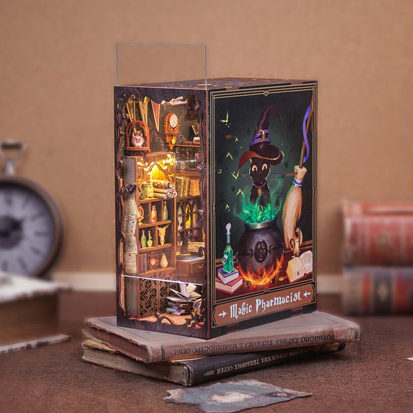 Cutebee, Diy Booknook, The Magic Pharmacist, Sz05B, 18X11X23Cm