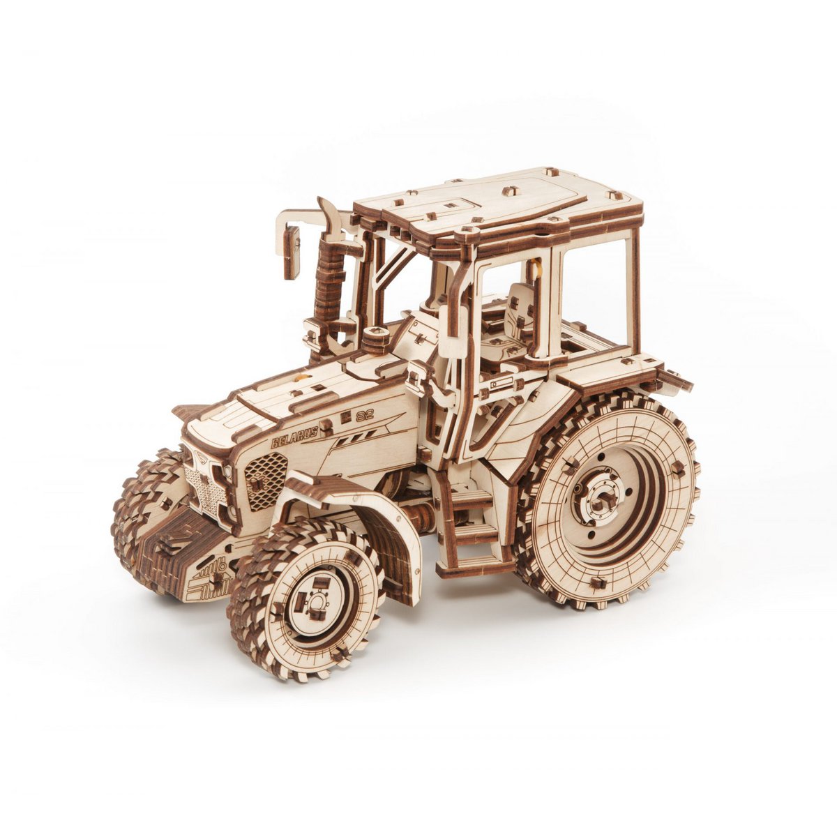 Eco Wood Art (Ewa) 3D Mechanische Puzzel, Belarus-82 Tractor, 1157, 21,8X11,8X15,5Cm