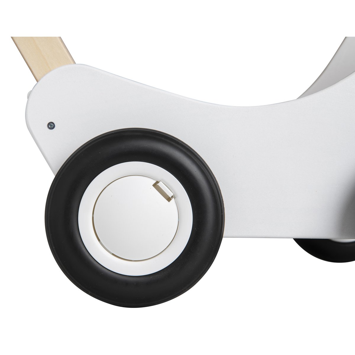 Van Dijk Poppenwagen Wit  (Flatpacked) (Kinderopvang Kwaliteit)