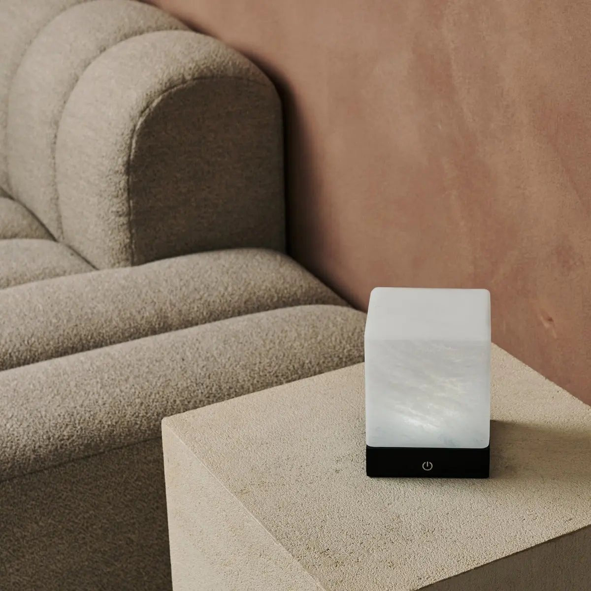 Yce Zwarte Oplaadbare Houten Lamp
