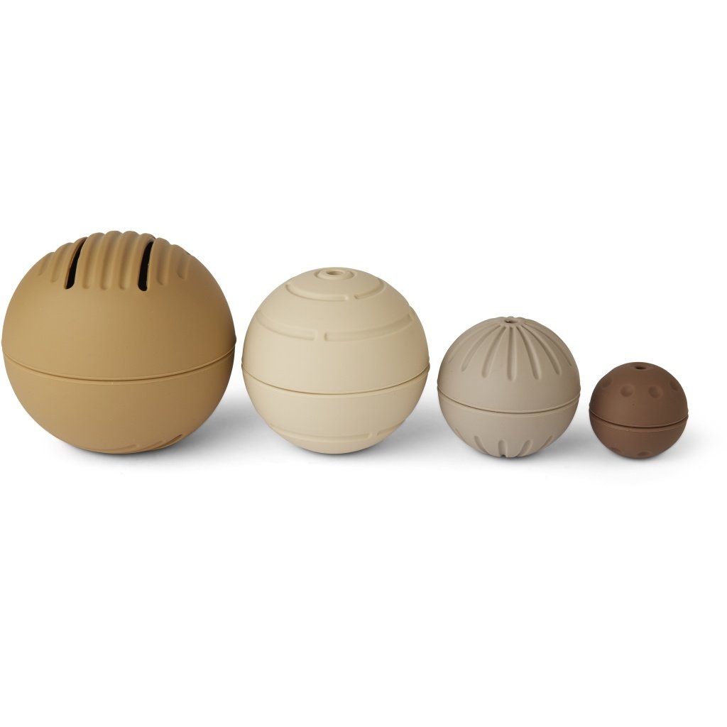 Neo Siliconen Ballen 4 St.-Bruin Mix