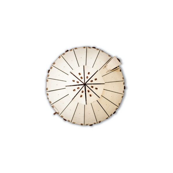 Eco Wood Art (Ewa) 3D Mechanische Puzzel, Da Vinci Tank, 716, 25,3X23,9X15,6Cm