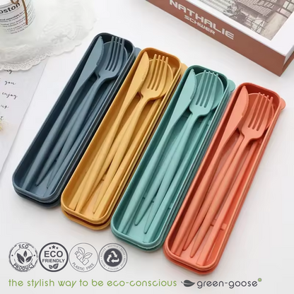 Green-Goose Bioplastic Servies - 28-Delig