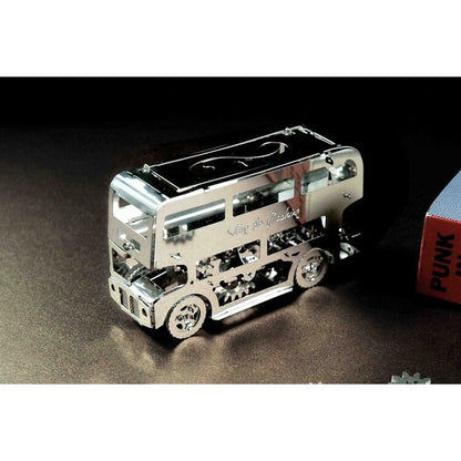 3D Metalen Bouwpakket, Cute Double Decker, Time For Machine, T4M38028, 9X3X5,2Cm