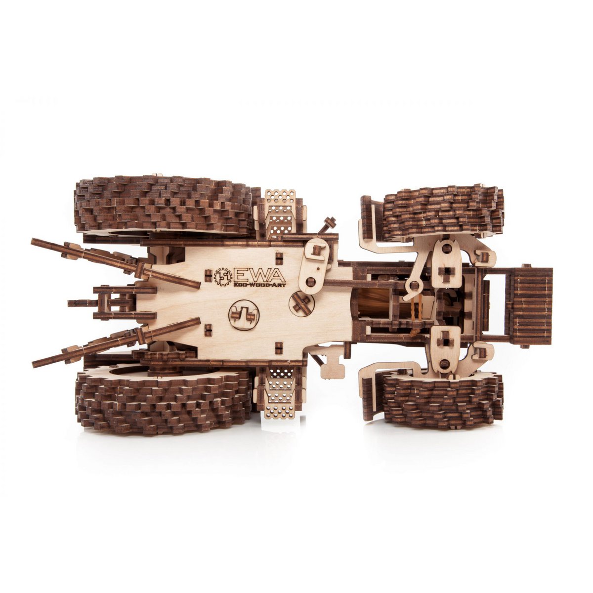 Eco Wood Art (Ewa) 3D Mechanische Puzzel Tractor Belarus 2022, 0877, 28,2X13,6X17,5Cm