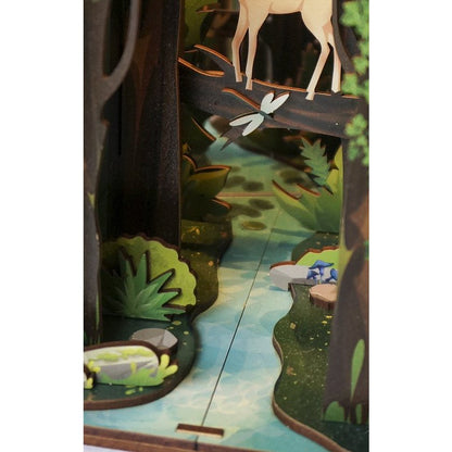 Tonecheer, Diy Book Nook, Story Of The Forest Bookend, Tq106, 18,2X8X24,5Cm