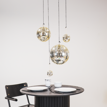 Kerstdecoratie - Kersthanger - Discobal - Schuim - Goud - 10X10X10Cm