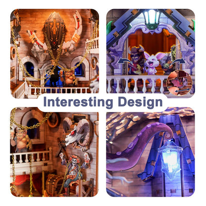 Tonecheer, Diy Book Nook, Monster Carnival, Tq144, 10,7X18,2X28,3 Cm