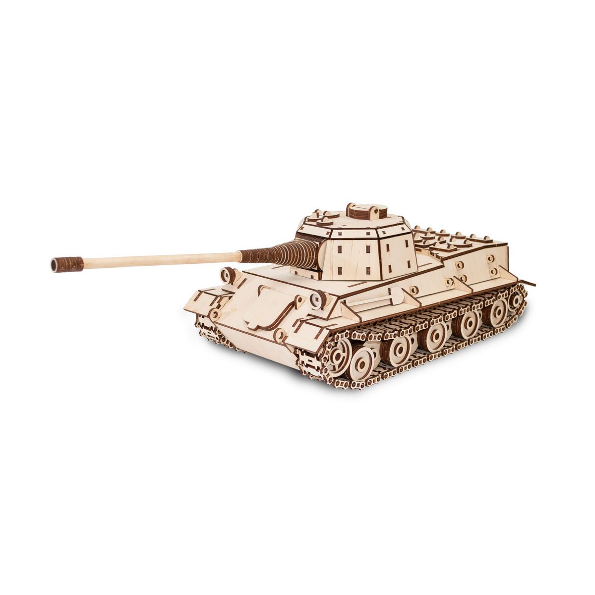 Eco-Wood-Art (Ewa) 3D Mechanische Puzzel, Tank "Lowe", 044, 62X22X18Cm