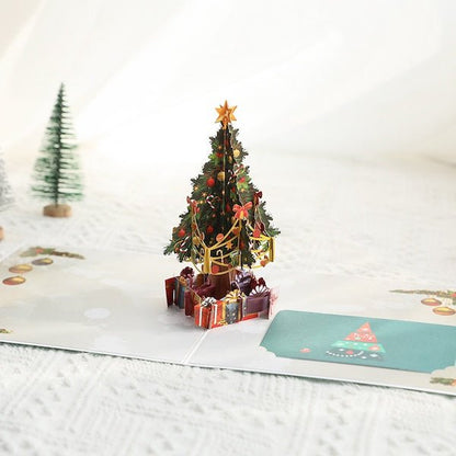 3D -Kaart - Kerstboomkaarten