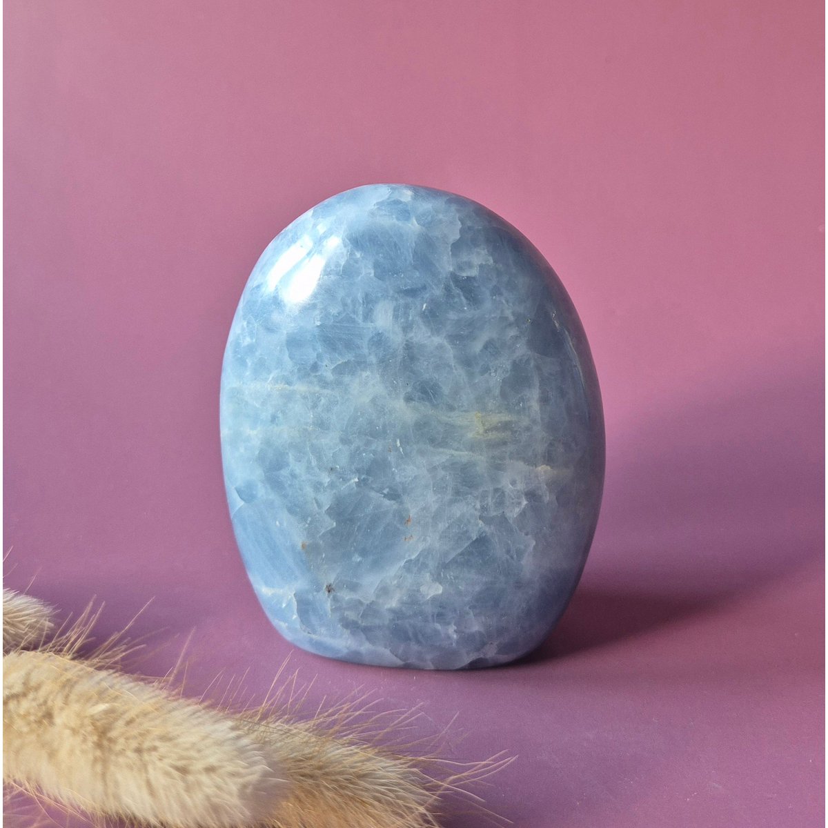 Edelsteen Celestien Freeform – Zachtblauwe Ruststeen