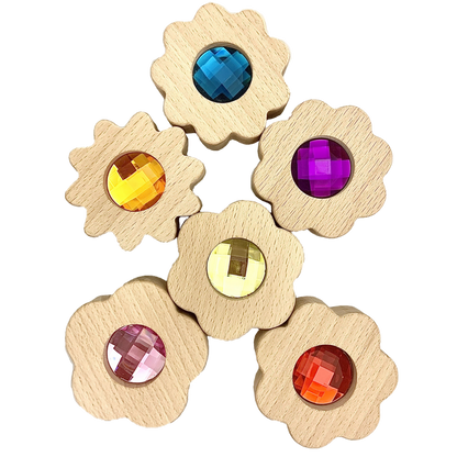 Gem Counting Flowers/6Pc