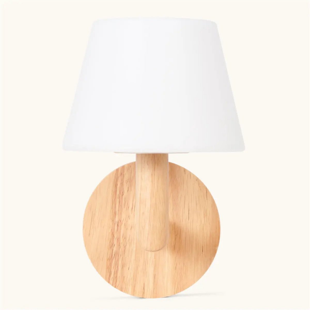 Ted Lichtbruine Houten Oplaadbare Wandlamp