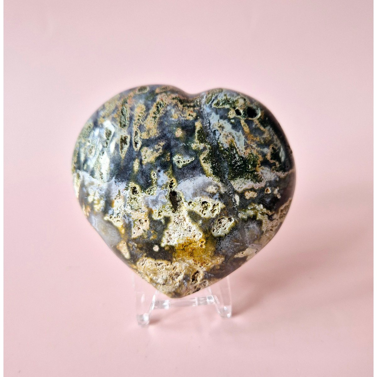 Edelsteen Dikke Ocean Jasper Hart #5 – 200 Tot 300 Gram | Uniek & Kleurrijk