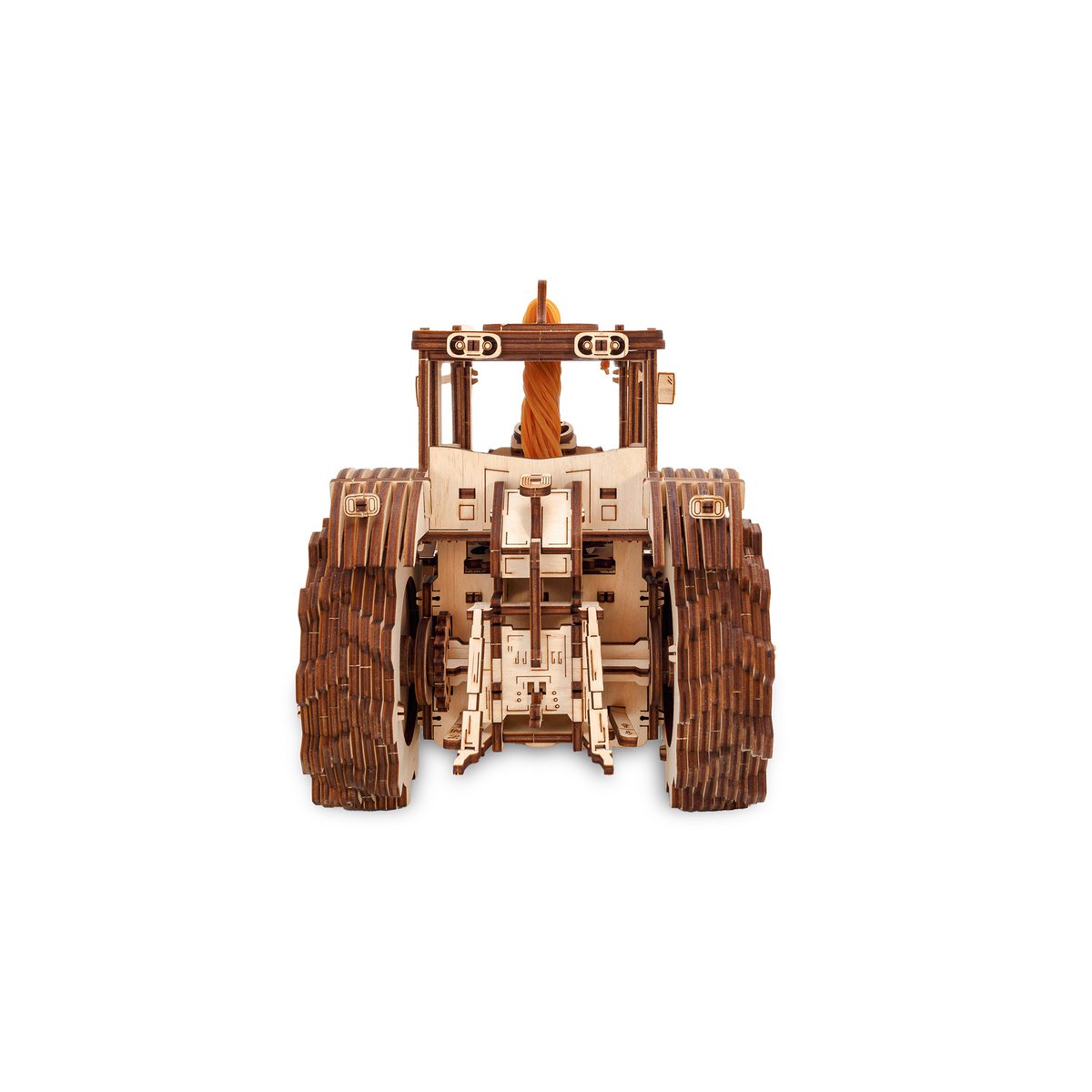 Eco Wood Art (Ewa) 3D Mechanische Puzzel Tractor 891 31,5X17,3X20,7Cm