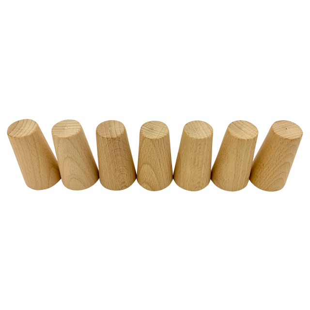 Mini Natural Cones/7Pc