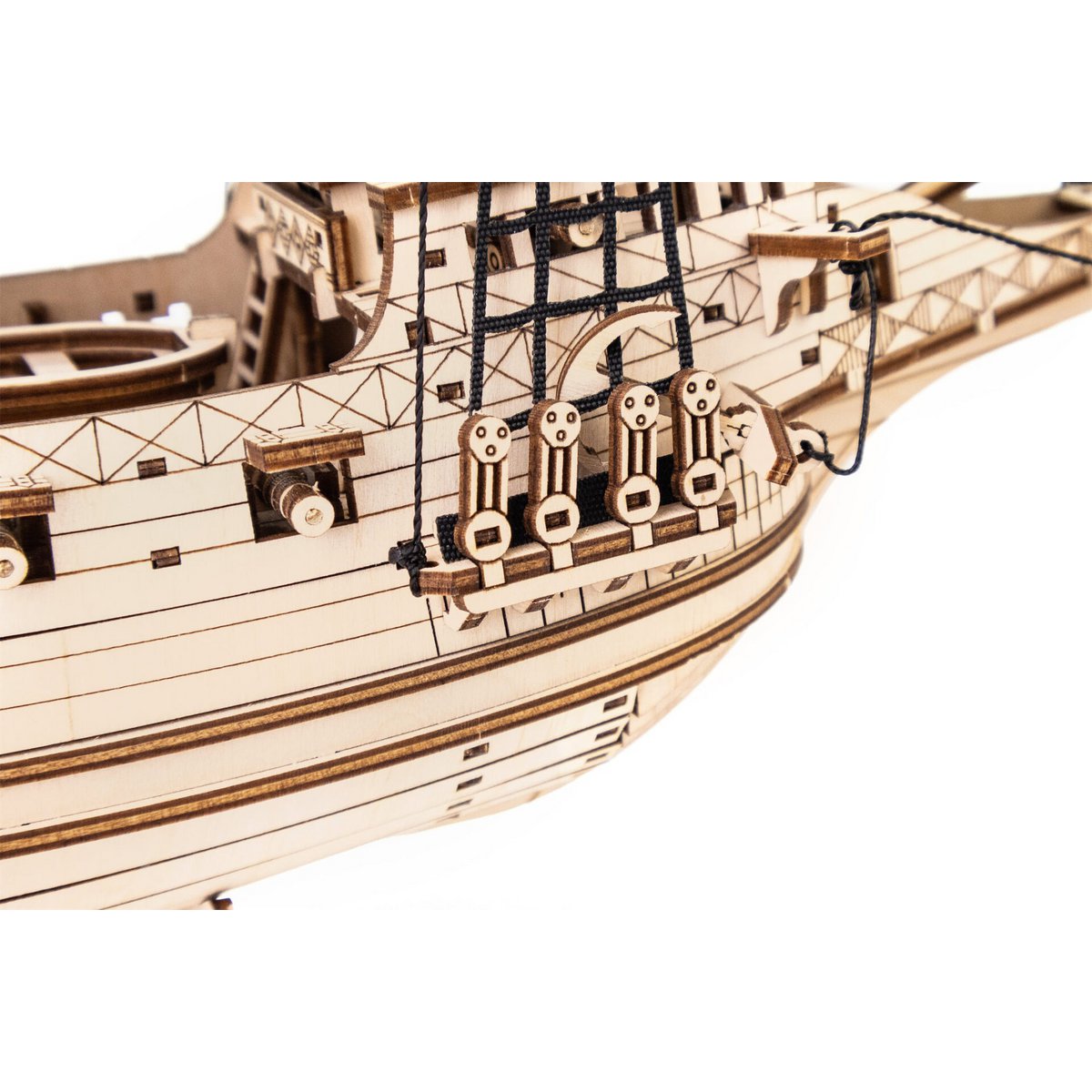 Eco Wood Art (Ewa) 3D Mechanische Houten Puzzel, Lord Of The Seas, 4424, 40X16X51,7Cm