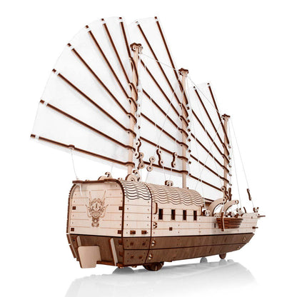 Eco Wood Art (Ewa) 3D Houten Puzzel Djong, 2925, 38,5X16,5X46,2Cm