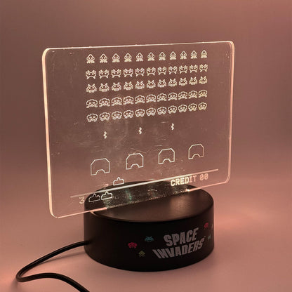 Space Invaders - Acryllamp