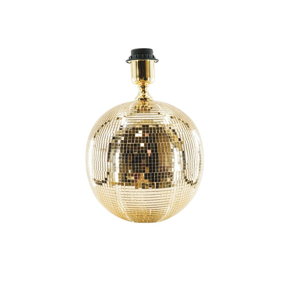 Lamp - Tak Lamp Disco Ball - Glas -Gold - 20X20X20Cm
