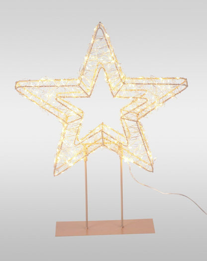 Kerstster Op Standaard - 37 Cm