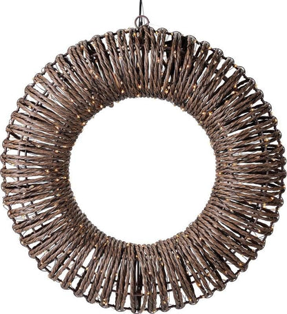 Verlichte Kerstkrans - 38 Cm - 400 Led
