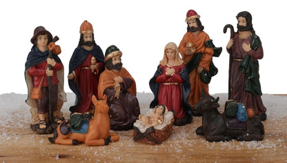 Kerststal Figuren - 9 Stuks - 15 Cm