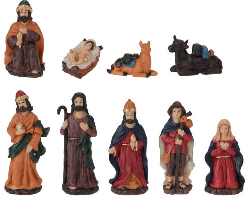 Kerststal Figuren - 9 Stuks - 15 Cm
