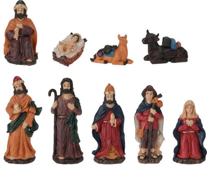 Kerststal Figuren - 9 Stuks - 15 Cm