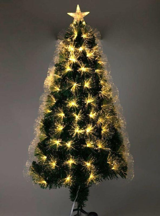 Kerstboom Met Verlichting - Fiber Optic - 90 Cm