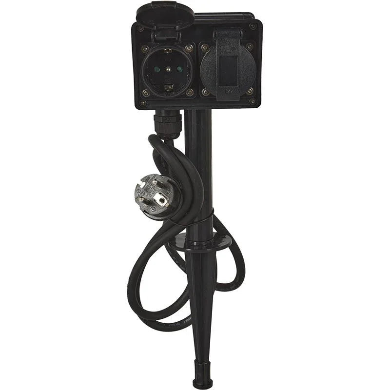 Fxcontrol Tuincontactdoos 2-Voudig Met Timer