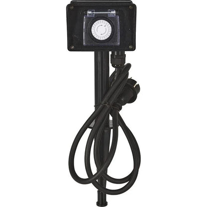 Fxcontrol Tuincontactdoos 2-Voudig Met Timer