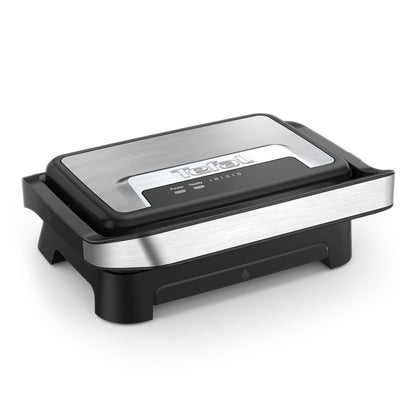 Tefal Gc270D Inicio Compact Contactgrill Zwart/Rvs