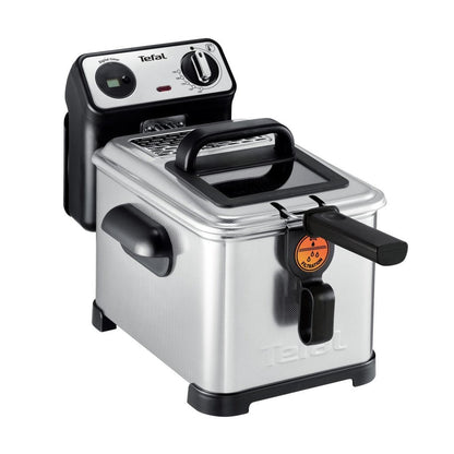 Tefal Fr5111 Pro Inox And Design Friteuse 2400W 3L Zwart/Rvs