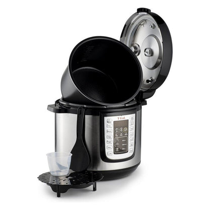 Tefal Cy505E All-In-One Slowcooker 6L Rvs/Zwart