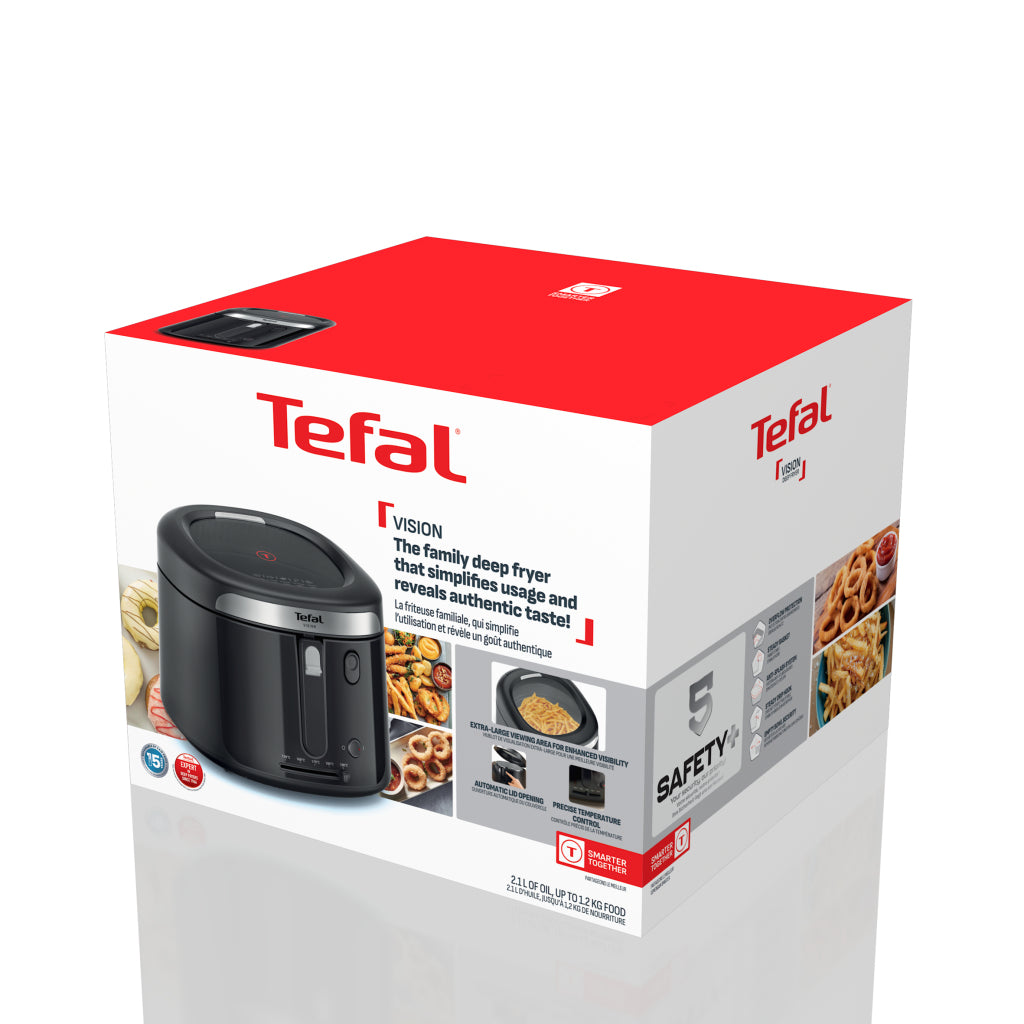 Tefal Ff2528 Friteuse 2.1L 1900W Zwart