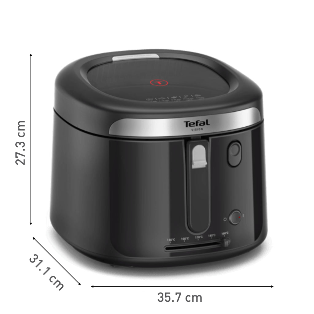 Tefal Ff2528 Friteuse 2.1L 1900W Zwart