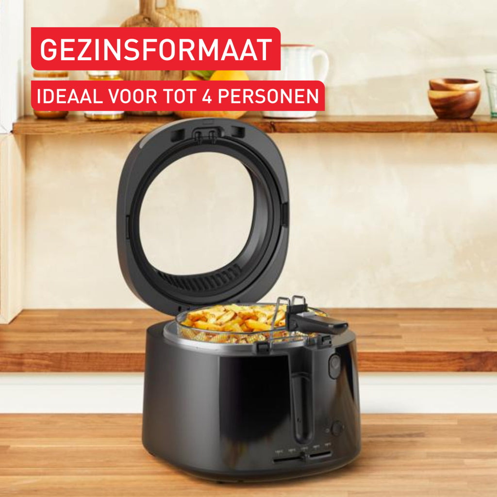 Tefal Ff2528 Friteuse 2.1L 1900W Zwart